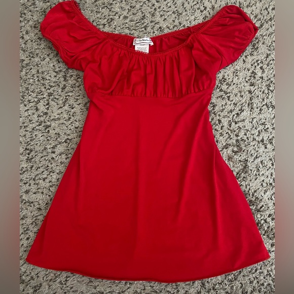 Womens Vintage Red Babydoll - Picture 1 of 4